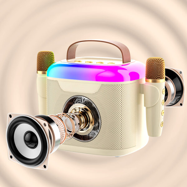Caixa de som EZRA D07 - Bluetooth 13W Led RGB portátil - Image 6