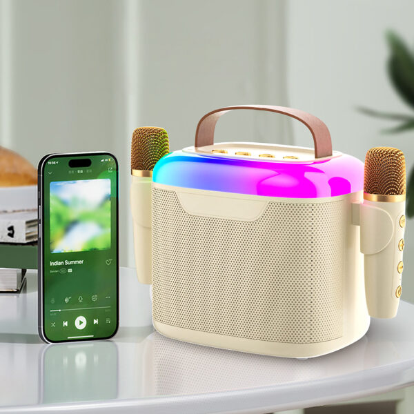 Caixa de som EZRA D07 - Bluetooth 13W Led RGB portátil - Image 9