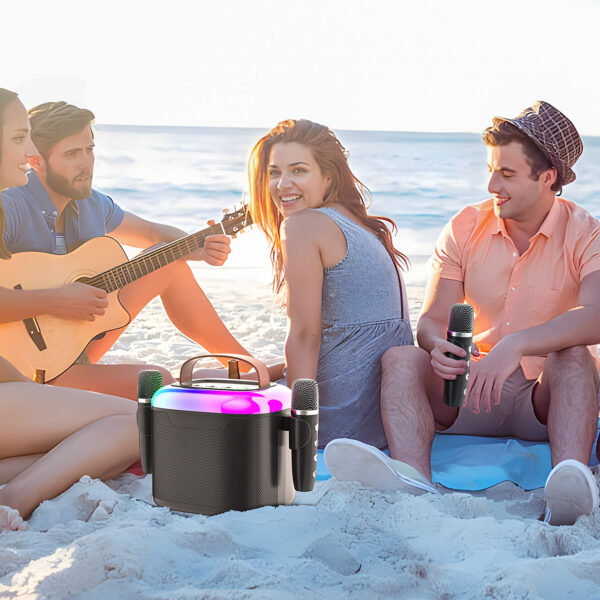 Caixa de som EZRA D07 - Bluetooth 13W Led RGB portátil - Image 2