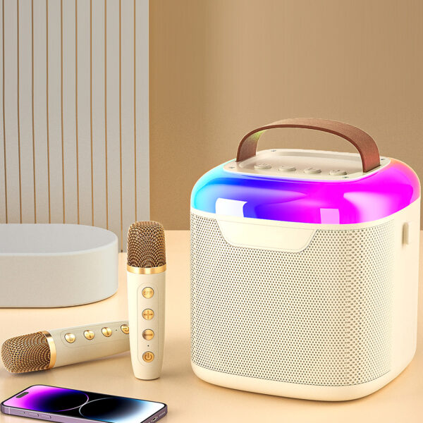 Caixa de som EZRA D07 - Bluetooth 13W Led RGB portátil - Image 7