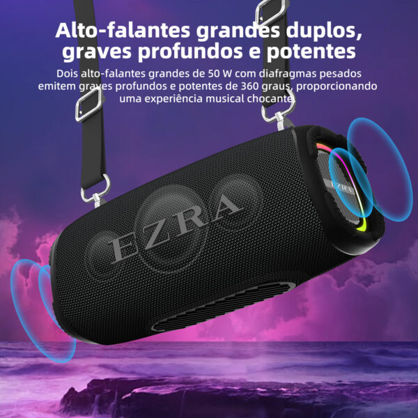 Caixa de som EZRA D09 - Bluetooth a prova de água IPX6 - Image 10